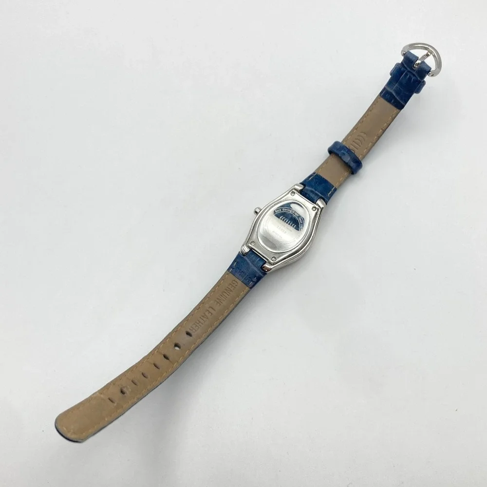 Ecclissi Women's Watch 24mm Sterling Silver 925 MOP Dial Leather New Battery 8
